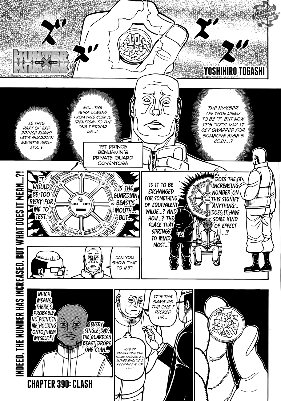 Hunter x Hunter Chapter 390 1